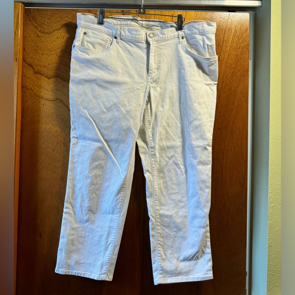 Eddie Bauer boyfriend crop jeans